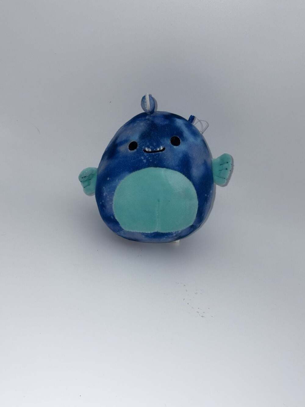 Squishmallows 5-inch Deezo the Blue Tie-Dye Anglerfish Plush